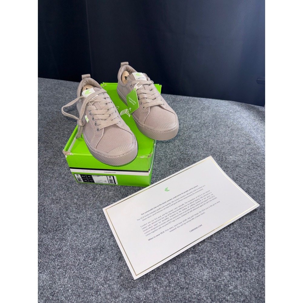 Cariuma OCA Low Mystic Grey Canvas Sneakers Mens 8.5 100103G25M085